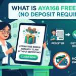 AYA168 အခမဲ့ဘောနပ်စ် (အပ်ငွေမလိုဘဲ) | ယုံကြည်စိတ်ချရသော ကာစီနို