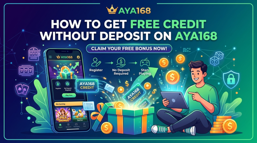 AYA168 free credit without deposit