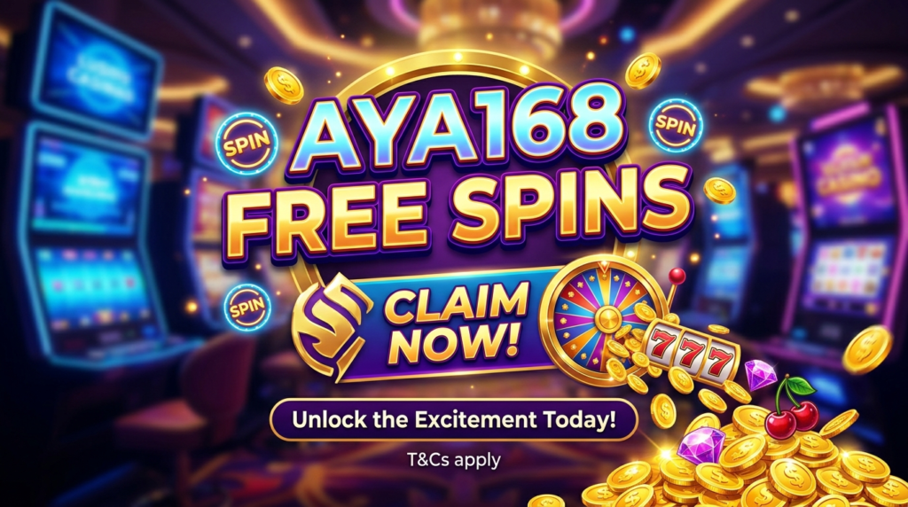 AYA168 အခမဲ့လှည့်ခြင်းများ- အကောင်းဆုံးဘောနပ်စ်နှင့် ဂိမ်းများ